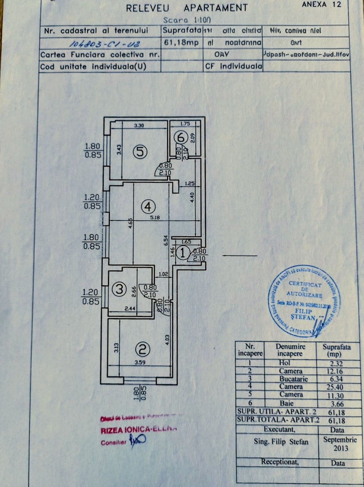 Apartament 3 camere