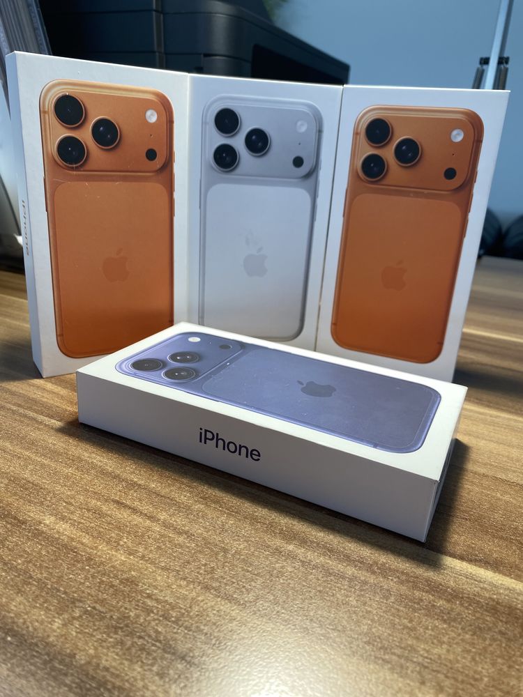 iPhone 17 Pro, 256 GB, Cosmic Orange/Deep Blue/ Silver Sigilat, Cod produs: 9988/ 9244/