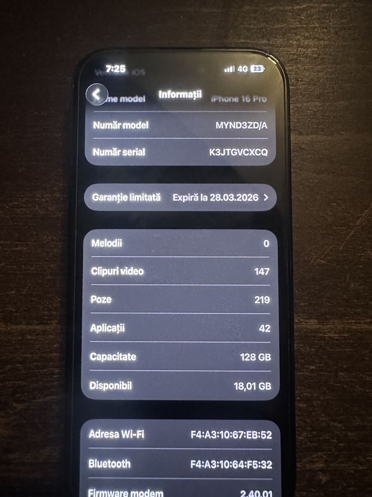 Vând iphone 14 pro