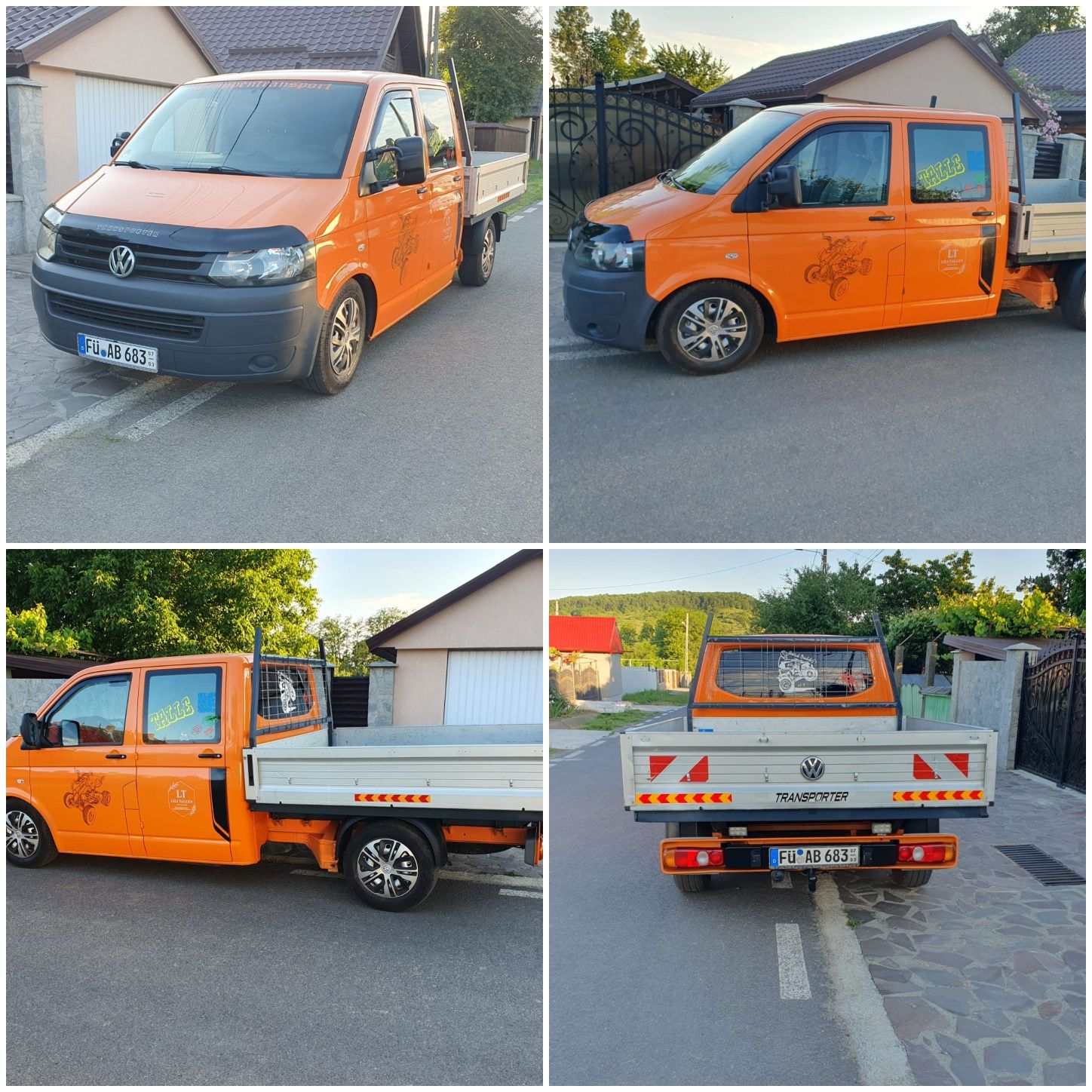 De vanzare 2 bucati VW T5 Doka 6 locuri 2012,2009 Euro4 si Euro 5 2.0TDI si 2.5 TDI Aer